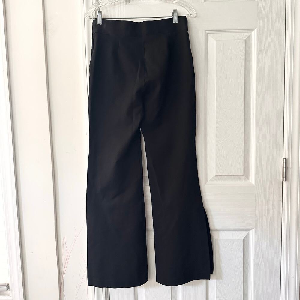 Spanx Black The Perfect Pant Flare Split Leg Trouser Pull On Pants Medium - Picture 8 of 8